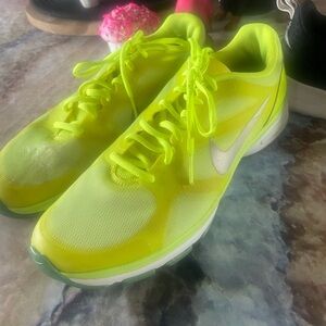 Nike Neon Yellow Athletic Shoes
